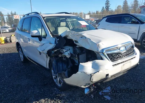 2015 Subaru Forester 2.5I Premium из США, поврежденный, VIN JF2SJADC0FH535356